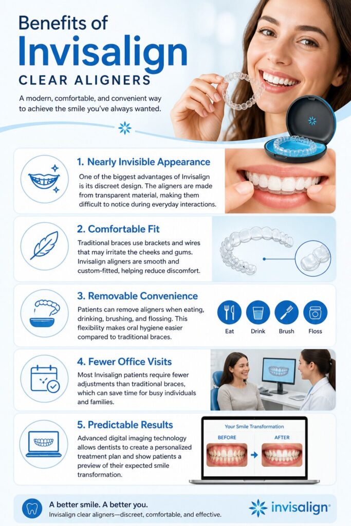 Benefits of Invisalign Clear Aligners